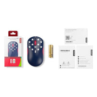 Lenovo Mouse silencioso Bluetooth 350, diseño ergonómico ambidiestro inalámbrico, Bluetooth 5.3, duración de batería 36 meses, reciclado