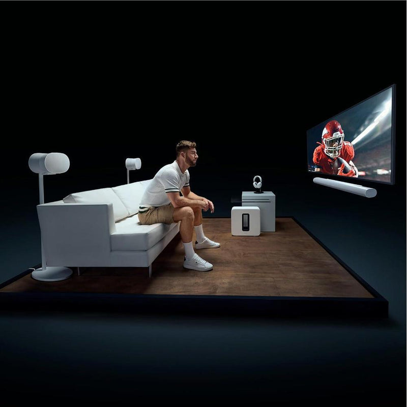 Sonos Era 300, altavoz inteligente con Alexa y Dolby Atmos, Blanco, paquete de 2, diseño moderno para un sonido envolvente