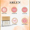 ARLYN Ambergis Eau De Parfum - Fragancia unisex con bergamota y pimienta rosa, vegana y libre de parabenos, ideal para uso diario