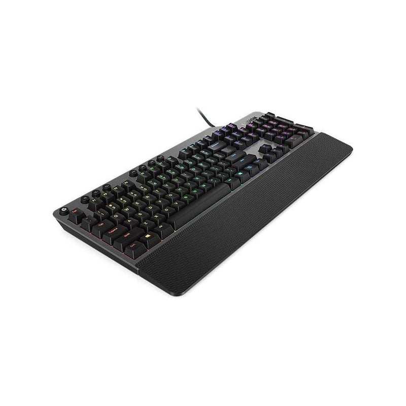 Teclado Mecánico Lenovo Legion K500 RGB, Teclas Programables y 16.8 Millones de Colores. Diseño de 3 Zonas, Teclas Rojas