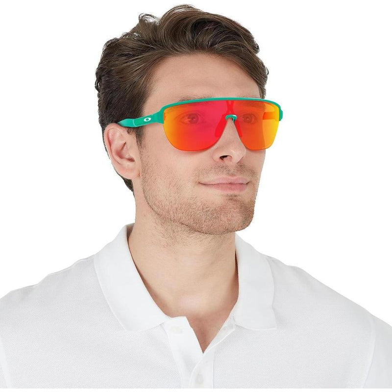 Oakley Gafas de sol rectangulares Oo9248 Corridor para hombre con tecnología PRIZM y protección UV