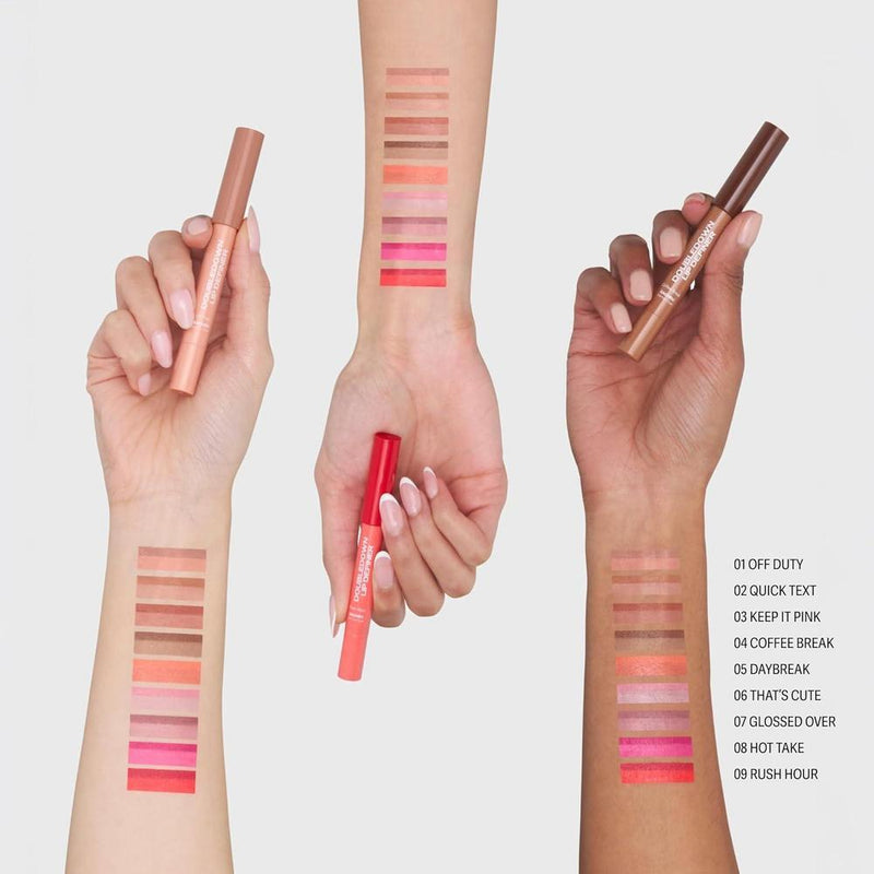 Sacheu DoubleDown Lip Definer - Labial Coreano 2 en 1 con Aceite de Aguacate y Rosa Mosqueta, Hidratante y Satinado