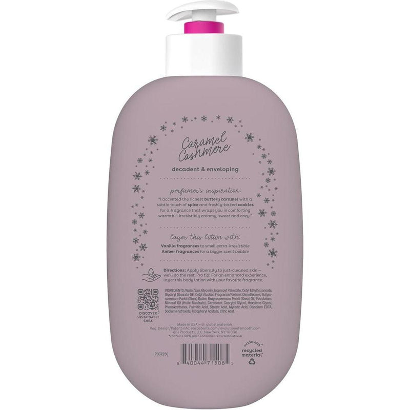 Eos Shea Better Holiday Loción Corporal Caramel Cashmere Edición Limitada 473 ml