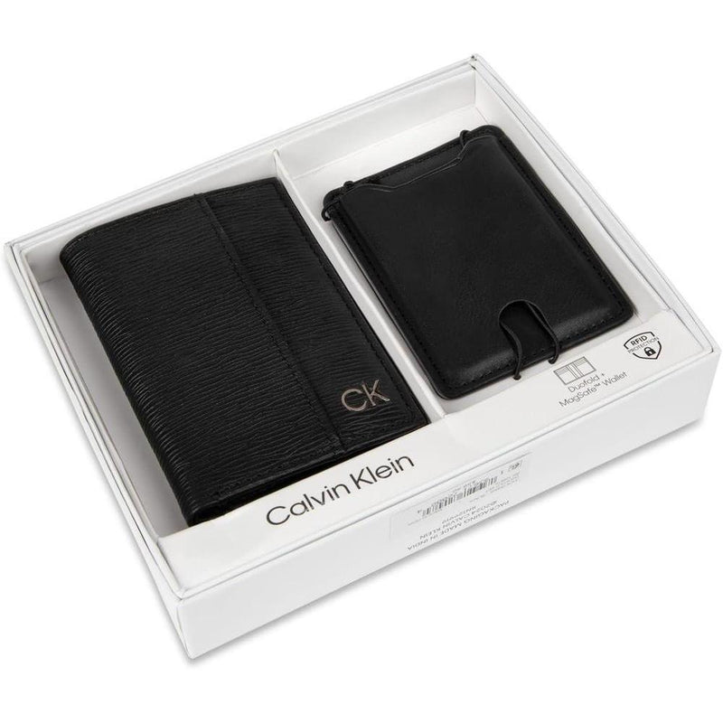 Cartera y tarjetero Calvin Klein para hombres con diseño único, protección RFID y función MagSafe elegante y funcional