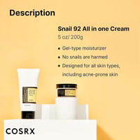 Crema Todo en Uno con Mucina de Caracol 92%