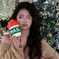 Taza de café de regalo de Navidad, doble pared aislada al vacío y sin BPA, ideal para niños y fiestas