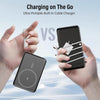Dbasne Batería portátil: cargador inalámbrico magnético de carga rápida con USB C para iPhone Pro/Pro Max/Mini Series