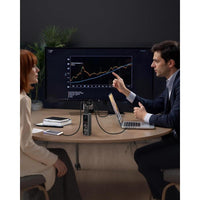 Banco de energía portátil Lenovo con 20,000 mAh, 3 puertos USB-C, cargador híbrido digital y pantalla TFT para viajes