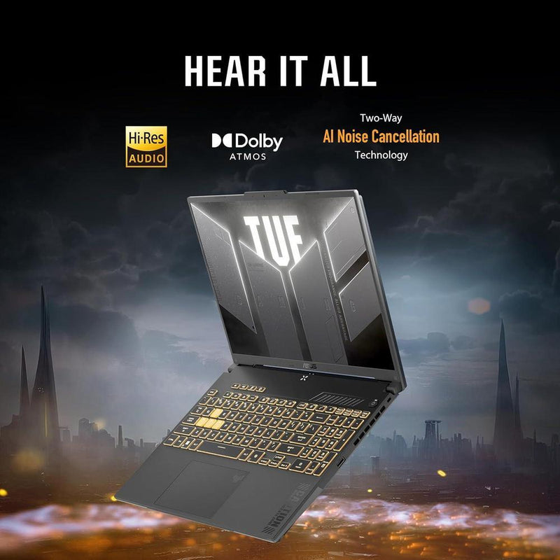 Asus TUF Gaming F16 FX607VU-ES51,16" 144HZ Intel Core 5 8GB RAM 512GB SSD RTX4050