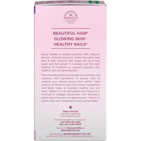 Suplemento Vitaminico Avanzado para Cabello, Piel y Uñas con Biotina y Ácido Hialurónico de Nature's Bounty