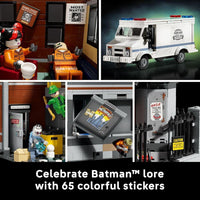 Set LEGO DC Batman Arkham Asylum para adultos, decoración de hogar u oficina, ideal para fans de cómics y películas, 76300