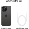 Apple Iphone 15 Pro Max 256Gb Titanio Negro Desbloqueado (Reacondicionado)