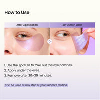 BIODANCE Parches oculares Caviar PDRN para círculos oscuros, ojos hinchados, nutrición profunda, regalo ideal
