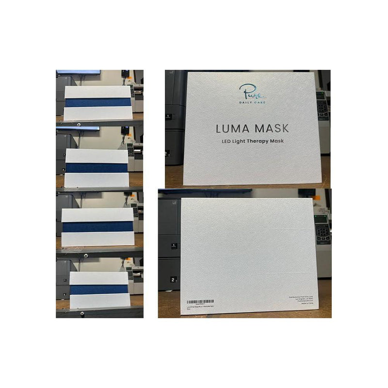Mascarilla LED facial Luma Mask de Pure Daily Care con 7 colores, tecnología antienvejecimiento y ajuste de intensidad