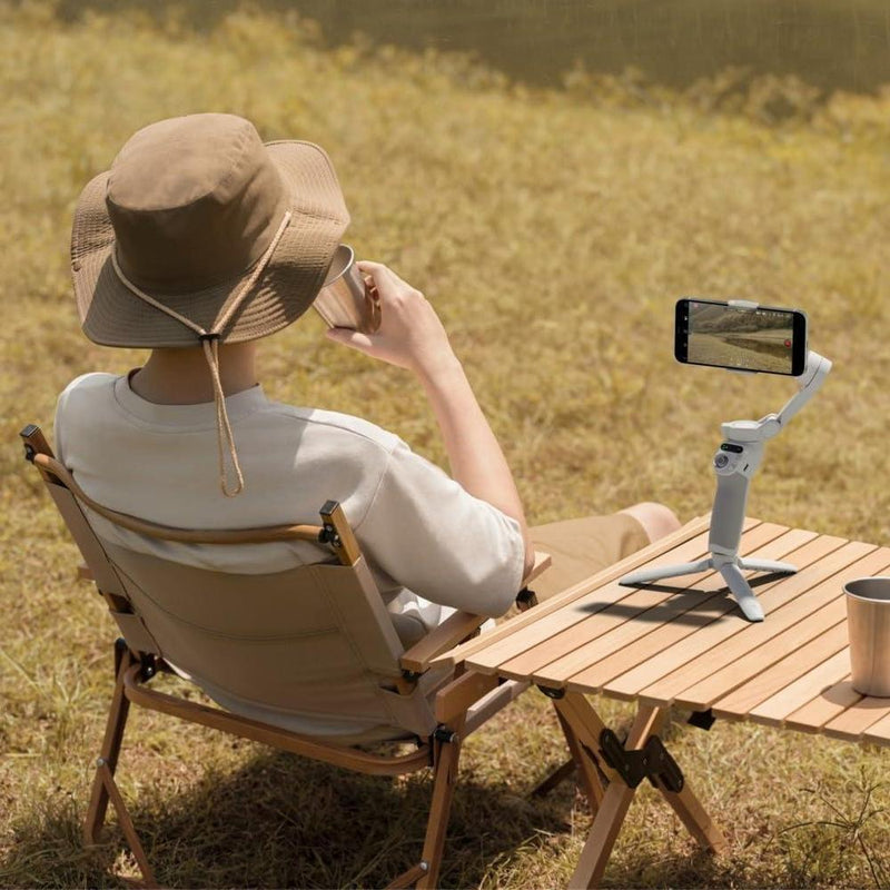 DJI Osmo Mobile SE, cardán de teléfono de 3 ejes compatible con iPhone y Android, trípode y selfie stick integrados, ActiveTrack 6.0