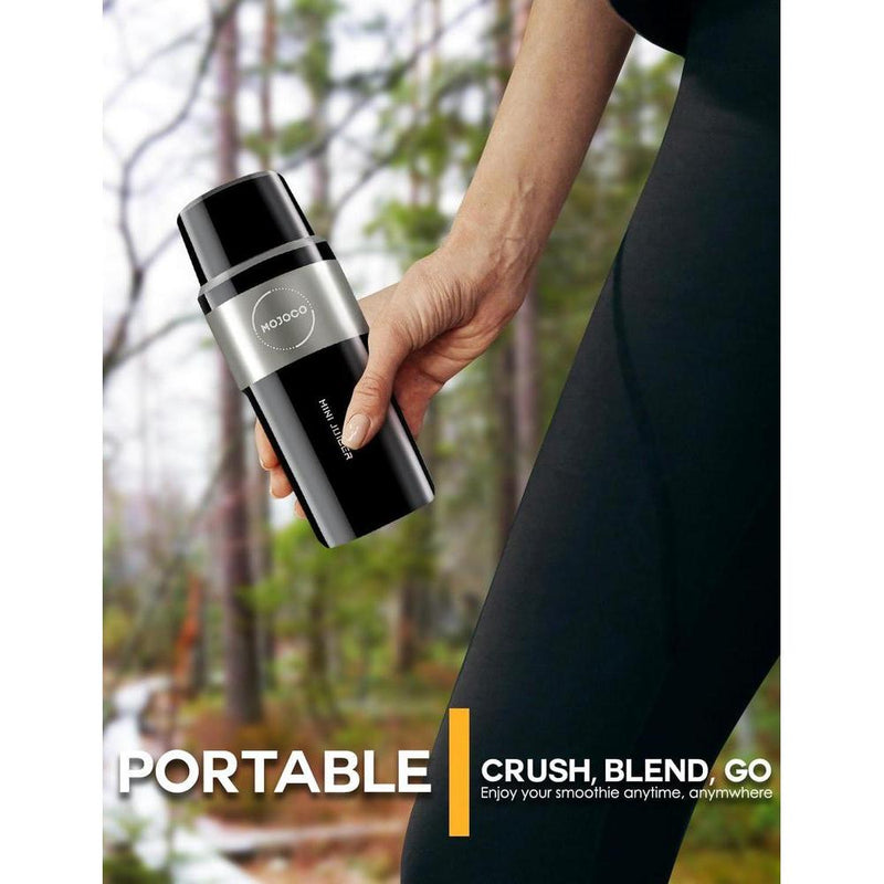 Licuadora Mojoco personal portátil recargable, cuchillas de acero inoxidable, ideal para batidos y smoothies en movimiento