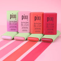 Pixi On-The-Glow Blush - Hidratante Bálsamo Labial Con Ginseng Y Aloe Para Mejillas Y Labios 19g