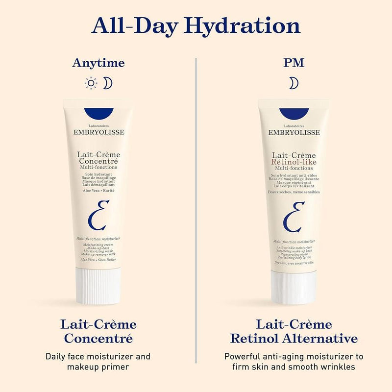 Embryolisse Lait-Crème Concentré: Hidratante diario y primer de maquillaje para todo tipo de piel con karité y aloe vera