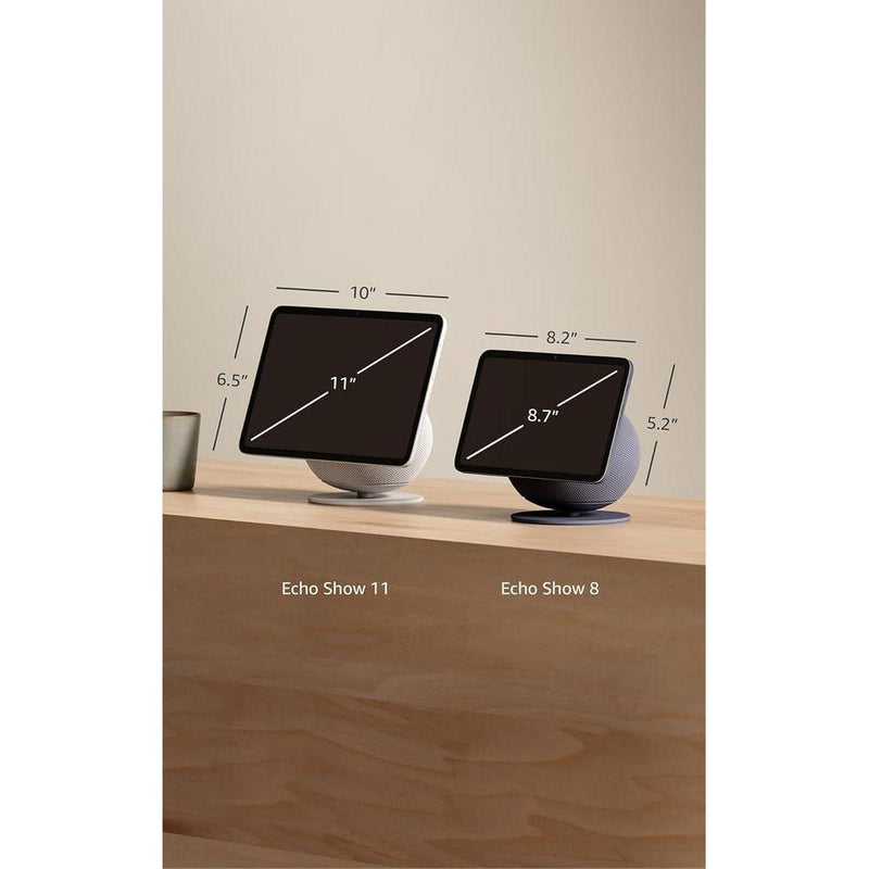 Echo Show 8 de Amazon, pantalla HD con audio espacial y control de Smart Home, color blanco
