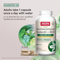 Suplemento de Saccharomyces Boulardii + MOS, probióticos para la salud digestiva y tracto intestinal, 90 cápsulas