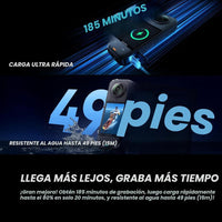 Cámara de acción Insta360 X5 8K sumergible con efecto selfie invisible, estabilización y lentes reemplazables