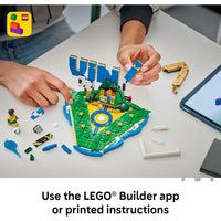 LEGO Editions Vini Jr. - Juego de construcción, regalo coleccionable de fútbol, decoración para niños y niñas