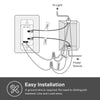 Interruptor de luz inteligente Wi-Fi Kasa by TP-Link, control de iluminación, fácil instalación, sin hub, compatible Alexa Google