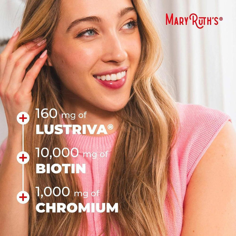 MaryRuth's Multivitamina Líquida para Crecimiento Capilar con Biotina y Cuidado de la Piel para Mujeres