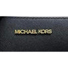 Michael Kors Bolso cruzado Jet Set para mujer con cierre superior de piel Saffiano y correa ajustable