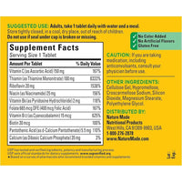 Nature Made Super B Complex con Vitamina C y Ácido Fólico, Suplemento Vitamínico para Apoyo Inmunológico, 140 Comprimidos