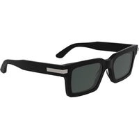 Gafas de sol rectangulares Calvin Klein con detalles metálicos y marco de acetato reciclado para un estilo sofisticado