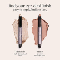 Sombra De Ojos Julep Crema A Polvo Resistente Al Agua Color Amatista Brillante Con Difuminador Integrado