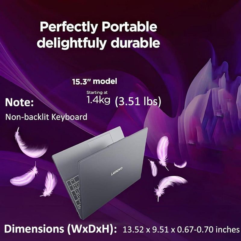 Lenovo Laptop Premium Business 2026 Amd Ryzen 5 7535hs 24gb Ram Ddr5 1tb Pcie Ssd Radeon 660m 15.3 Pulgadas Ips Wifi 6