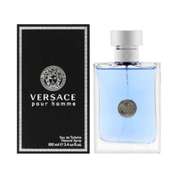 Versace Pour Homme Signature azul oscuro para hombre, Versace Pour Homme M en caja
