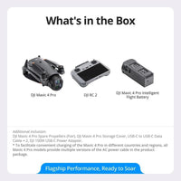 DJI Mavic 4 Pro Drone con DJI RC 2, dron insignia de cámara triple para profesionales, transmisión de video de 30km