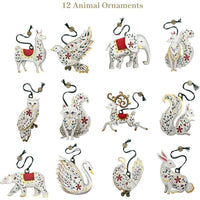 Calendario de Adviento 2025 Freshcut Paper con adornos de Navidad 3D del bosque encantado, ideal para decoración y regalos