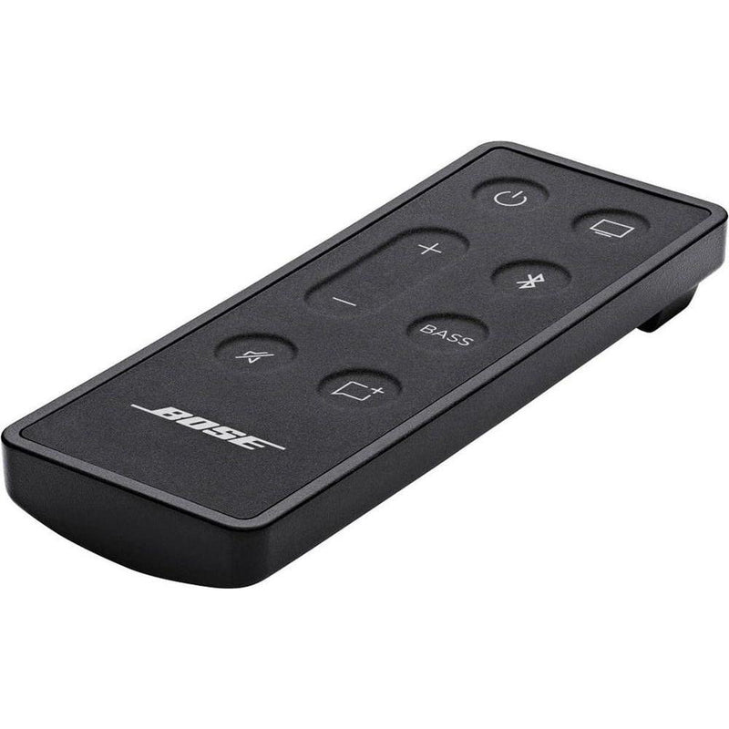 Altavoz Bose TV de diseño compacto, conectividad Bluetooth y HDMI-ARC en color negro, incluye control remoto