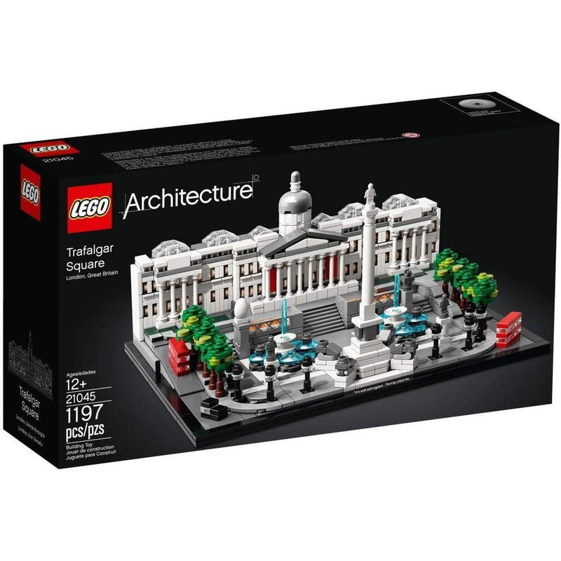 Kit de construcción LEGO Architecture Trafalgar Square con 1197 piezas para fans de la arquitectura, ideal para todas las edades