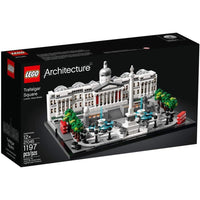Kit de construcción LEGO Architecture Trafalgar Square con 1197 piezas para fans de la arquitectura, ideal para todas las edades