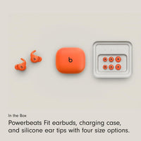 Beats PowerBeats Fit - Auriculares inalámbricos de entrenamiento con cancelación de ruido y ajuste seguro, resistente al sudor y agua