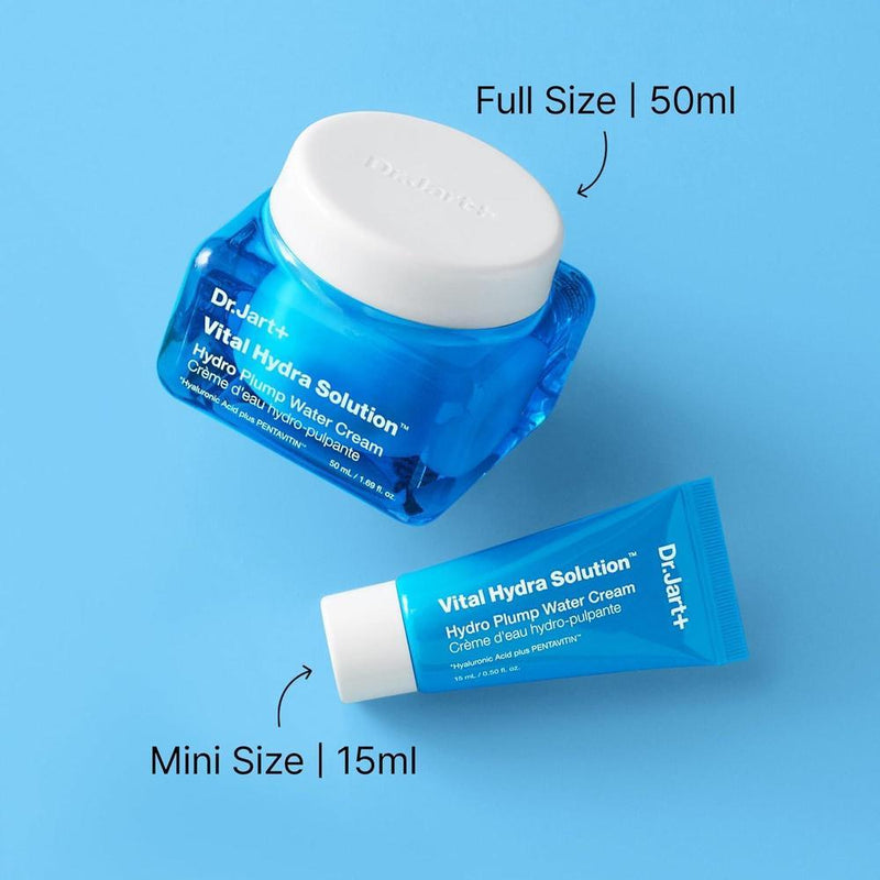 Dr.Jart+ Vital Hydra Water Cream Hidratante Facial Coreano Con Ácido Hialurónico Para Piel De Vidrio