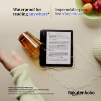 Kobo Libra Colour eReader con pantalla Kaleido™ 3, modo oscuro, resistencia al agua y soporte para audiolibros, color blanco