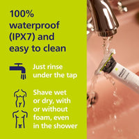 Philips Norelco OneBlade Intimate para aseo púbico, recorta y afeita con protección extra para la piel, modelo QP1924/70