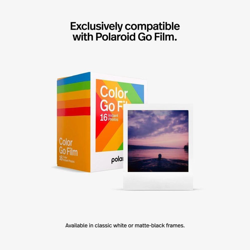 Polaroid Go Mini Cámara Instantánea Generation 2 con Paquete de Película Incluido - Blanco - Compatible con Película Polaroid Go