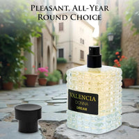 Valencia Donna Dream Eau De Parfum para mujer, fragancia floral cítrica con notas de lichi, bergamota, rosa turca y almizcle