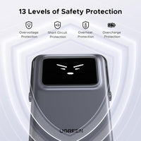 UGREEN Uno - Cargador portátil magnético de alta capacidad con carga inalámbrica y cable, compatible con iPhone y dispositivos USB-C