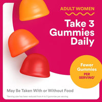 SmartyPants Gomitas Multivitamínicas para Mujer con Omega 3, Metilfolato, CoQ10, Vitaminas D3, C, B12, B6, A, K y Zinc, 90 Unidades