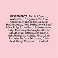 Spray corporal eos de cachemira, aroma jazmín y melocotón, hidratante con ácido hialurónico y glicerina, vegano y cruelty-free