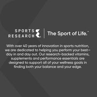 Sports Research Glicinato de magnesio, apoya el sueño y procesos enzimáticos, magnesio quelatado, cápsula vegana