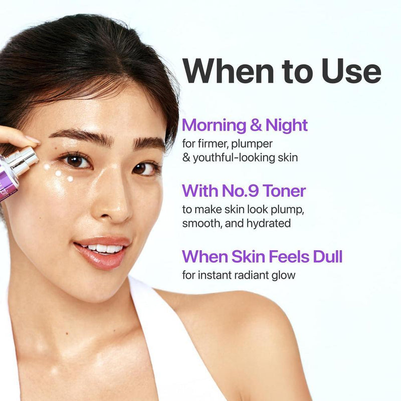 Numbuzin No.9 Nad+ Bio Lifting Serum Para Firmeza, Hidratación Y Brillo 50ml